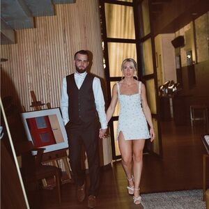 Elegant White Mini Dress